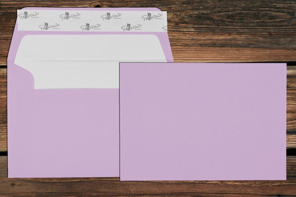 Briefhüllen mit Seidenfutter B6 125x176 mm Haftklebend Orchidee gerippt 100 g/qm